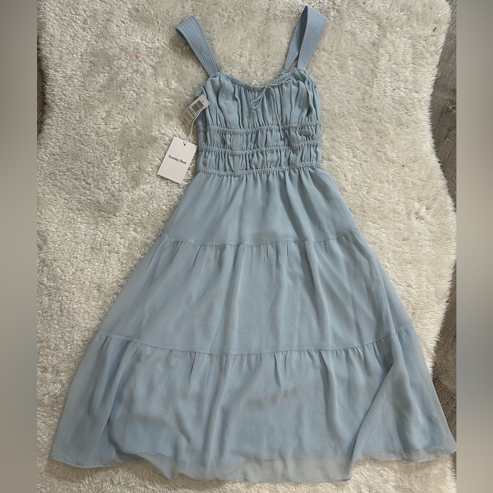 Aritzia Martine Midi Chiffon Dress
